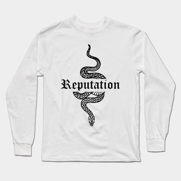 Snake Reputation In The World Long Sleeve T-Shirt by artbooming